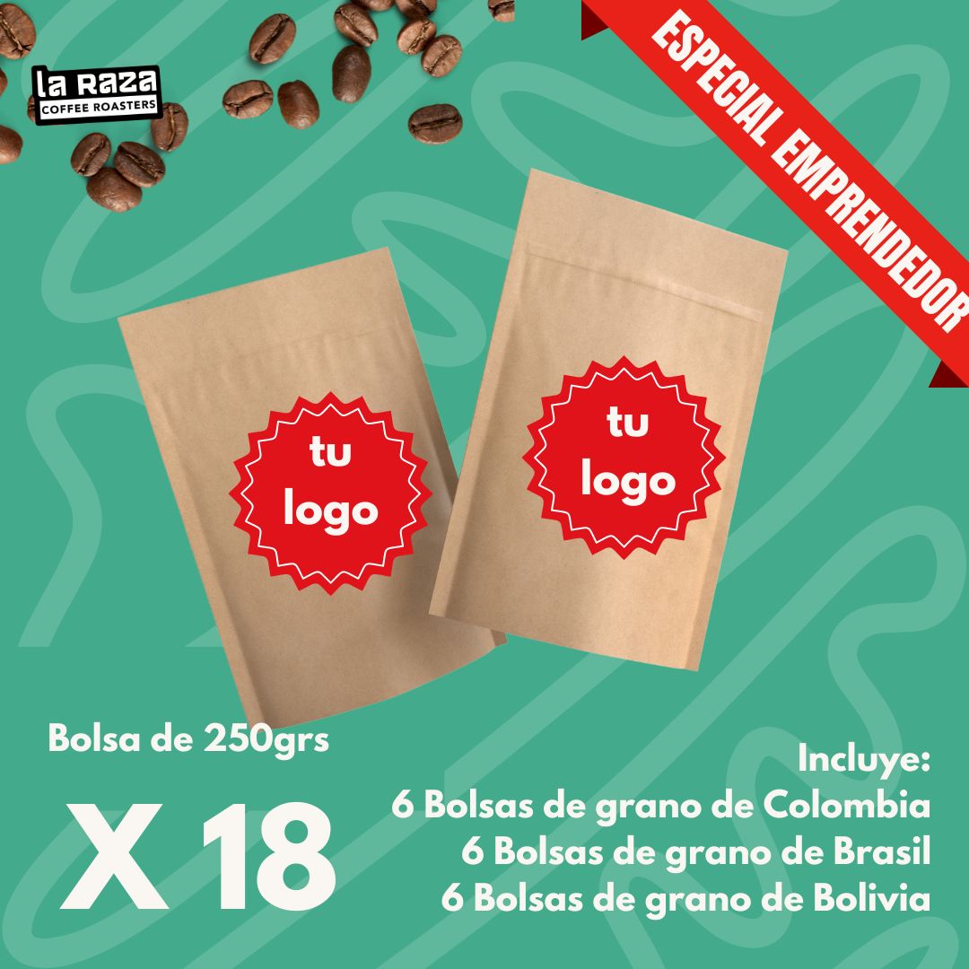 Pack emprendedor 18 Bolsas de café Surtidas