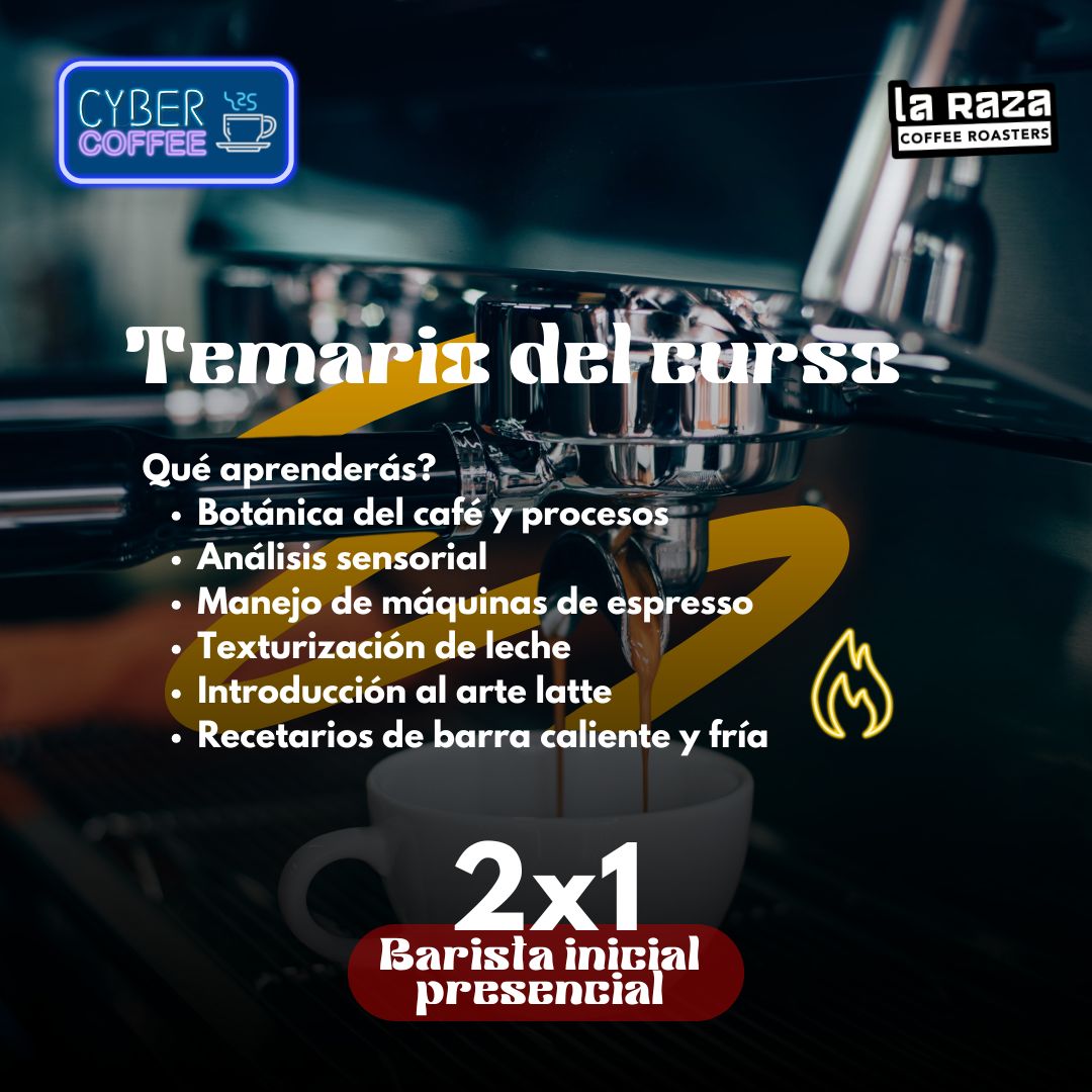 ¡2x1 en nuestro Curso de Baristas por Cyber Day! ☕️💥