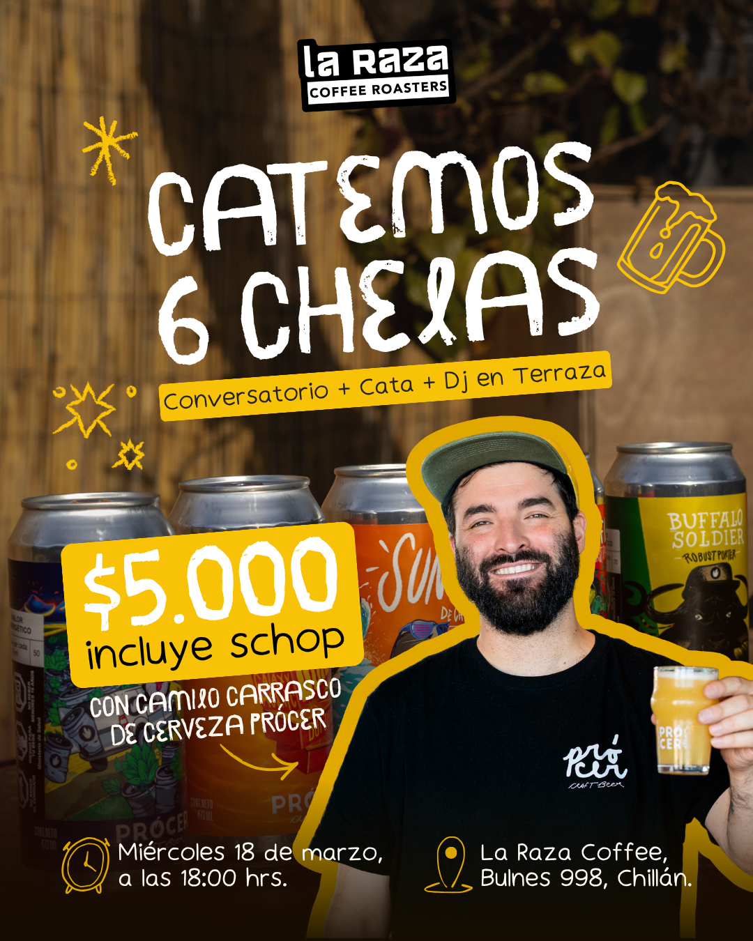 Charla y cata de Cerveza Prócer