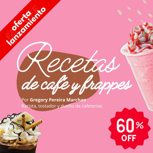 Recetario digital de Bebidas de Café | Oferta lanzamiento